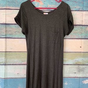 Charcoal Gray Stretchy Lularoe Carly (size medium)